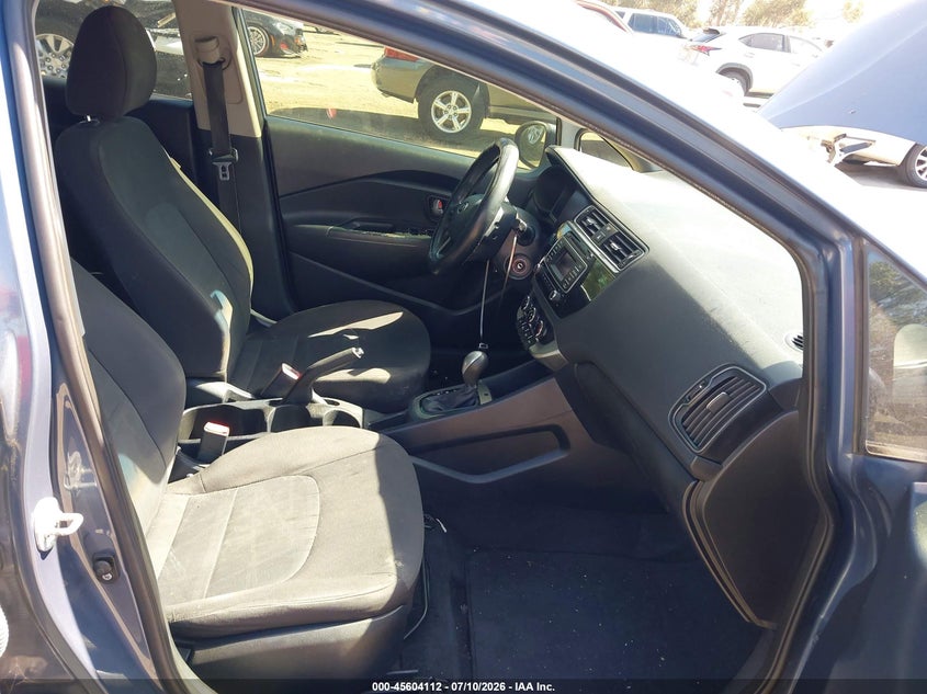2016 Kia Rio VIN KNADM4A38G6539153 IAAI salvage auction — NORMAL WEAR, Clear - Dealer Only (California), sold $975 on 2026-07-28 (photo 5)