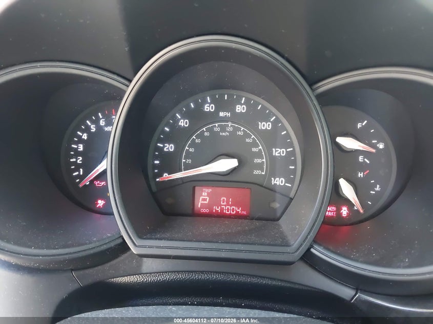 2016 Kia Rio VIN KNADM4A38G6539153 IAAI salvage auction — NORMAL WEAR, Clear - Dealer Only (California), sold $975 on 2026-07-28 (photo 7)