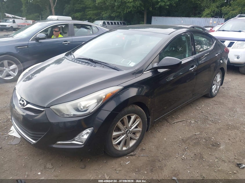 2015 Hyundai Elantra VIN KMHDH4AE4FU286122 IAAI salvage auction — NORMAL WEAR, Clear (New York), sold $1,700 on 2026-07-28 (photo 2)