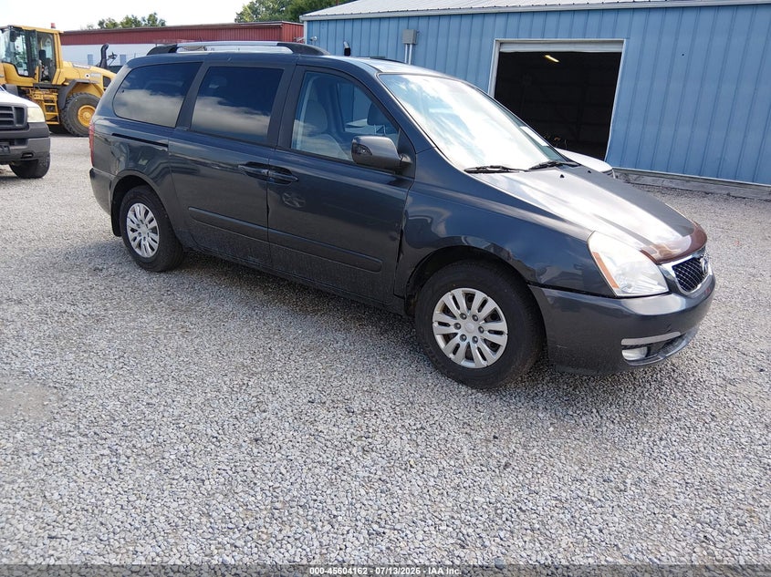 2014 Kia SEDONA VIN KNDMG4C74E6574165 IAAI salvage auction — NORMAL WEAR, Original (Kentucky), sold $275 on 2026-07-29 (photo 1)