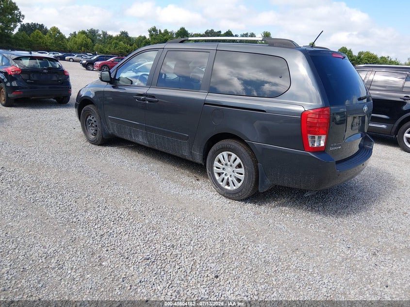 2014 Kia SEDONA VIN KNDMG4C74E6574165 IAAI salvage auction — NORMAL WEAR, Original (Kentucky), sold $275 on 2026-07-29 (photo 3)