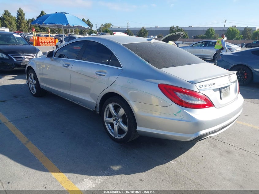 2012 Mercedes-benz Cls-klasse VIN WDDLJ7DB3CA040740 IAAI salvage auction — VANDALISM, Salvage (California), sold $2,000 on 2026-08-03 (photo 3)