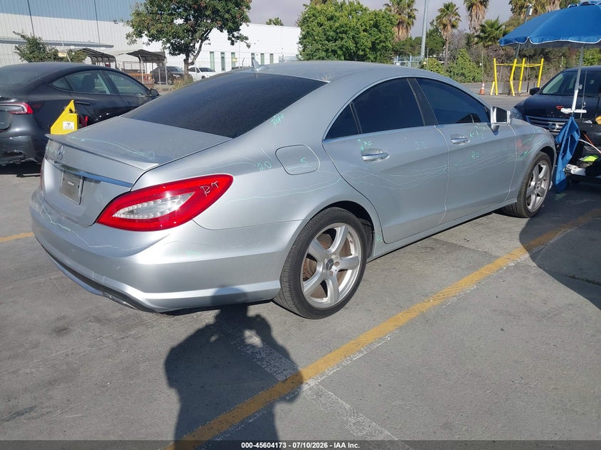 2012 Mercedes-benz Cls-klasse VIN WDDLJ7DB3CA040740 IAAI salvage auction — VANDALISM, Salvage (California), sold $2,000 on 2026-08-03 (photo 4)
