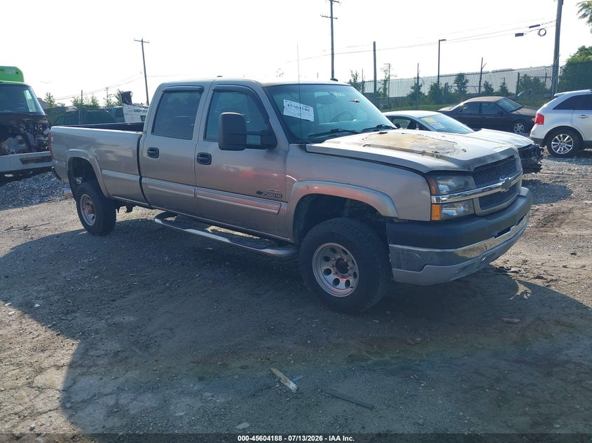 2003 Chevrolet Silverado VIN 1GCHK23113F107685 IAAI salvage auction — TOTAL BURN, Salvage (Pennsylvania), sold $675 on 2026-08-01 (photo 1)