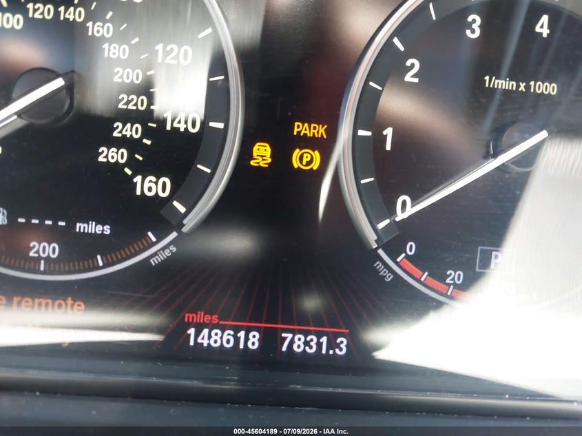 2012 BMW 5er VIN WBASP4C5XCC899873 IAAI salvage auction — LEFT FRONT, Rebuilt (Washington), sold $25 on 2026-07-29 (photo 7)