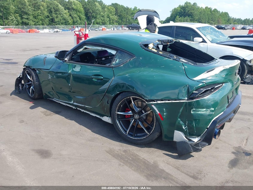 2020 Toyota Supra VIN WZ1DB4C01LW024857 IAAI salvage auction — LEFT & RIGHT, Salvage (North Carolina), sold $12,000 on 2026-07-30 (photo 3)