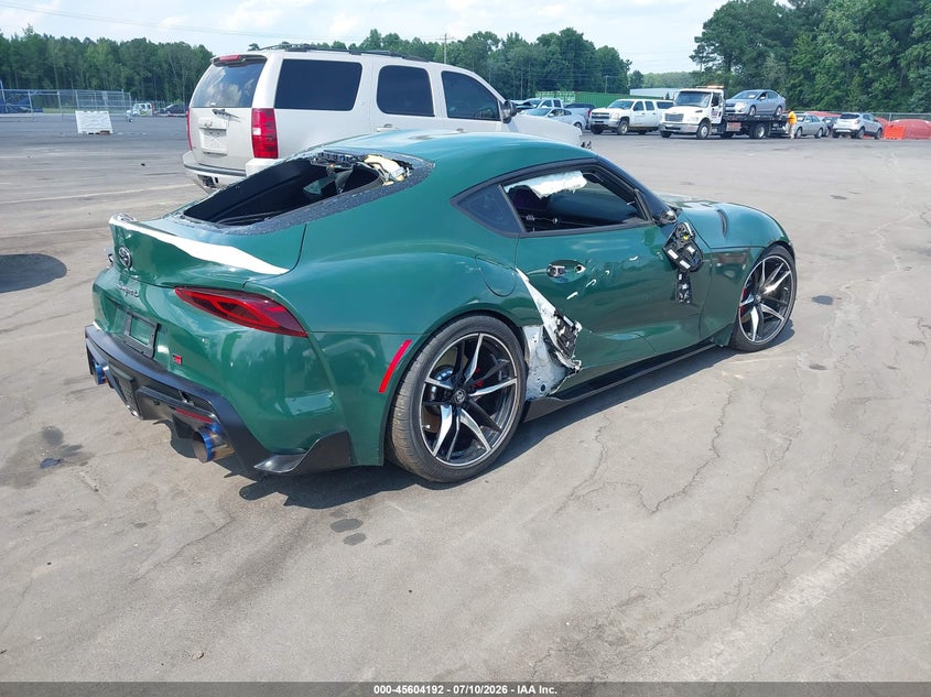 2020 Toyota Supra VIN WZ1DB4C01LW024857 IAAI salvage auction — LEFT & RIGHT, Salvage (North Carolina), sold $12,000 on 2026-07-30 (photo 4)