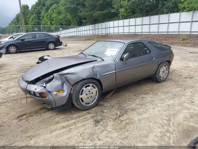 1986 Porsche 928 VIN WP0JB0924GS860498 IAAI salvage auction — FRONT END, Salvage (Georgia), sold $1,050 on 2026-08-13 (photo 2)