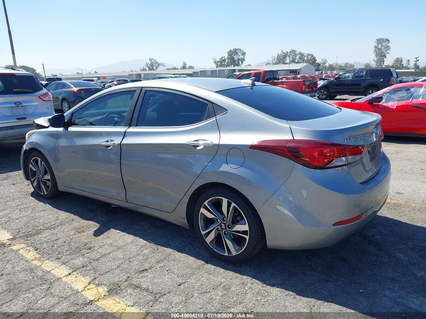 2014 Hyundai Elantra VIN KMHDH4AE6EU121820 IAAI salvage auction — FRONT END, Salvage (California), sold $675 on 2026-07-28 (photo 3)