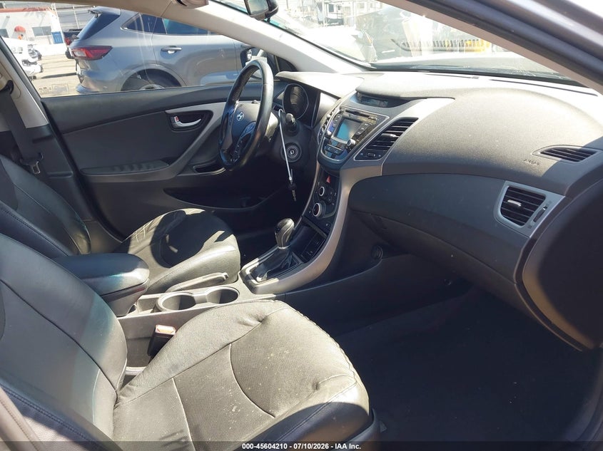 2014 Hyundai Elantra VIN KMHDH4AE6EU121820 IAAI salvage auction — FRONT END, Salvage (California), sold $675 on 2026-07-28 (photo 5)