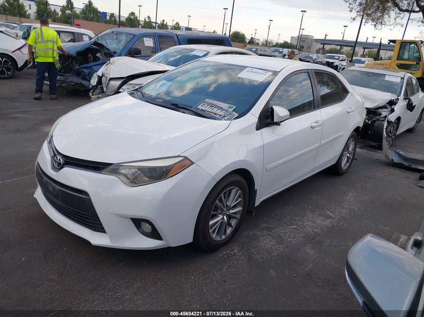 2015 Toyota Corolla VIN 5YFBURHE8FP235021 IAAI salvage auction — REAR END, Salvage Certificate (California), sold $3,950 on 2026-07-24 (photo 2)