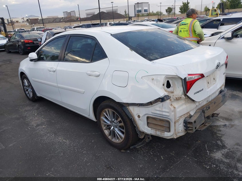 2015 Toyota Corolla VIN 5YFBURHE8FP235021 IAAI salvage auction — REAR END, Salvage Certificate (California), sold $3,950 on 2026-07-24 (photo 3)