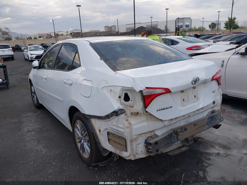 2015 Toyota Corolla VIN 5YFBURHE8FP235021 IAAI salvage auction — REAR END, Salvage Certificate (California), sold $3,950 on 2026-07-24 (photo 6)