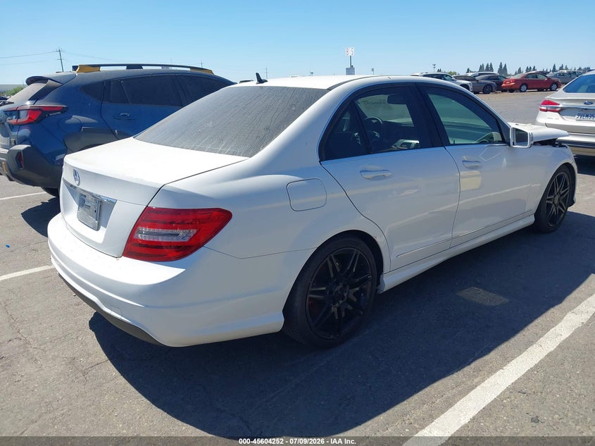 2013 Mercedes-benz VIN WDDGF4HB2DR273006 IAAI salvage auction — FRONT END, Clear Salvage History (California), sold $1,300 on 2026-08-04 (photo 4)