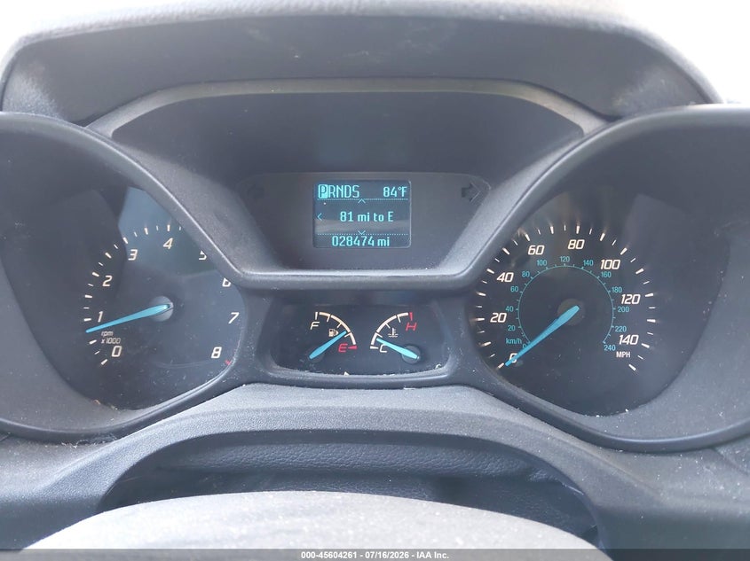 2018 Ford Transit connect VIN NM0LE7E72J1375460 IAAI salvage auction — NORMAL WEAR, Sf97 (California), sold $2,050 on 2026-07-30 (photo 7)