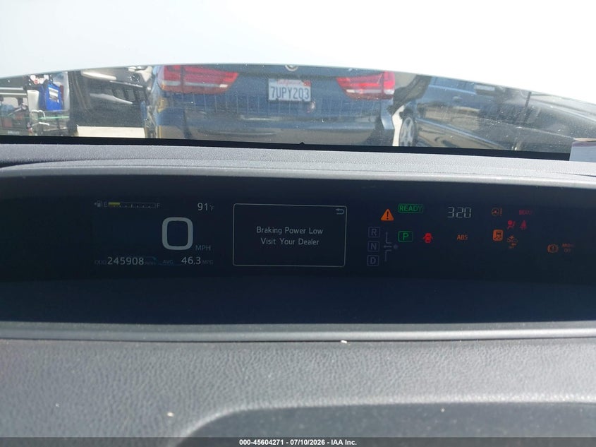 2017 Toyota Prius VIN JTDKBRFU1H3039840 IAAI salvage auction — REAR END, Salvage Title, sold $2,500 on 2026-07-22 (photo 7)