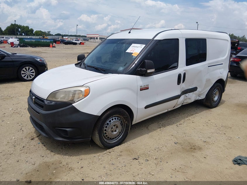 2017 Ram Promaster city VIN ZFBERFAB2H6F48014 IAAI salvage auction — LEFT & RIGHT, Salvage Title, sold $1,500 on 2026-08-06 (photo 2)