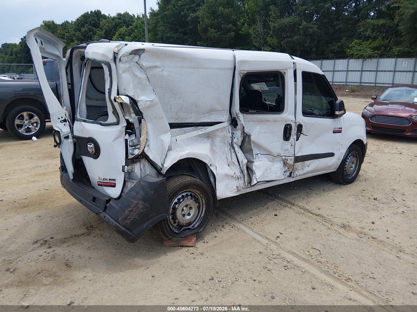2017 Ram Promaster city VIN ZFBERFAB2H6F48014 IAAI salvage auction — LEFT & RIGHT, Salvage Title, sold $1,500 on 2026-08-06 (photo 4)