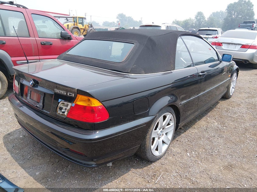 2001 BMW 3 series VIN WBABS33421JY51518 IAAI salvage auction — NORMAL WEAR, Original (Ohio), sold $350 on 2026-08-05 (photo 4)