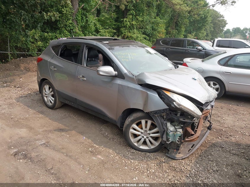 2013 Hyundai Tucson VIN KM8JU3AC9DU694622 IAAI salvage auction — FRONT END, Salvage Title, sold $400 on 2026-07-28 (photo 1)