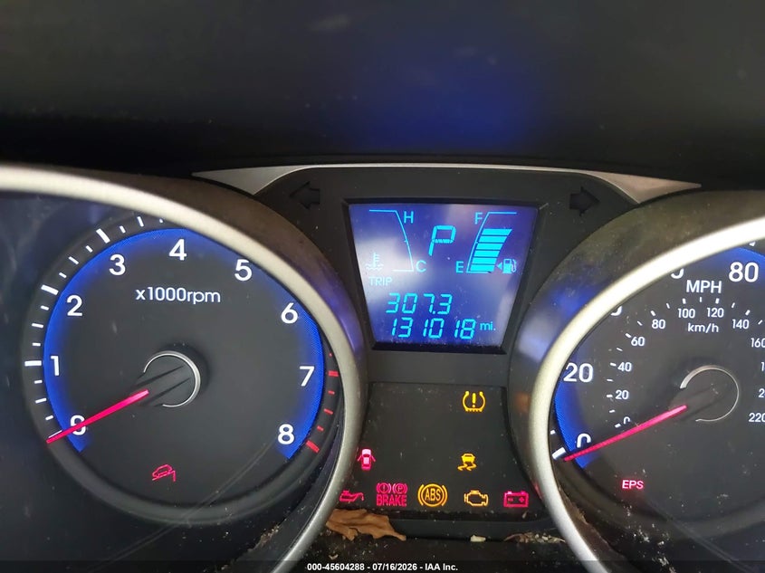 2013 Hyundai Tucson VIN KM8JU3AC9DU694622 IAAI salvage auction — FRONT END, Salvage Title, sold $400 on 2026-07-28 (photo 7)