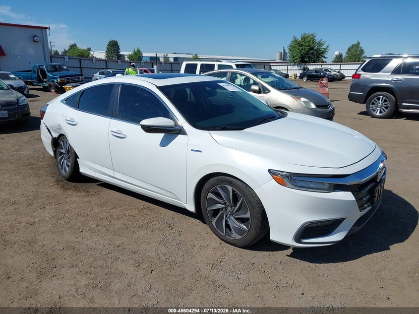 2022 Honda Insight VIN 19XZE4F96NE007586 IAAI salvage auction — RIGHT REAR, Wait Title, sold $7,200 on 2026-08-11 (photo 1)