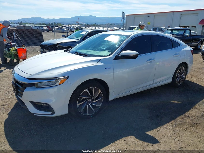 2022 Honda Insight VIN 19XZE4F96NE007586 IAAI salvage auction — RIGHT REAR, Wait Title, sold $7,200 on 2026-08-11 (photo 2)