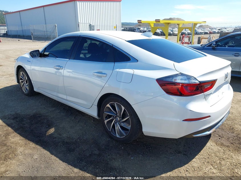 2022 Honda Insight VIN 19XZE4F96NE007586 IAAI salvage auction — RIGHT REAR, Wait Title, sold $7,200 on 2026-08-11 (photo 3)
