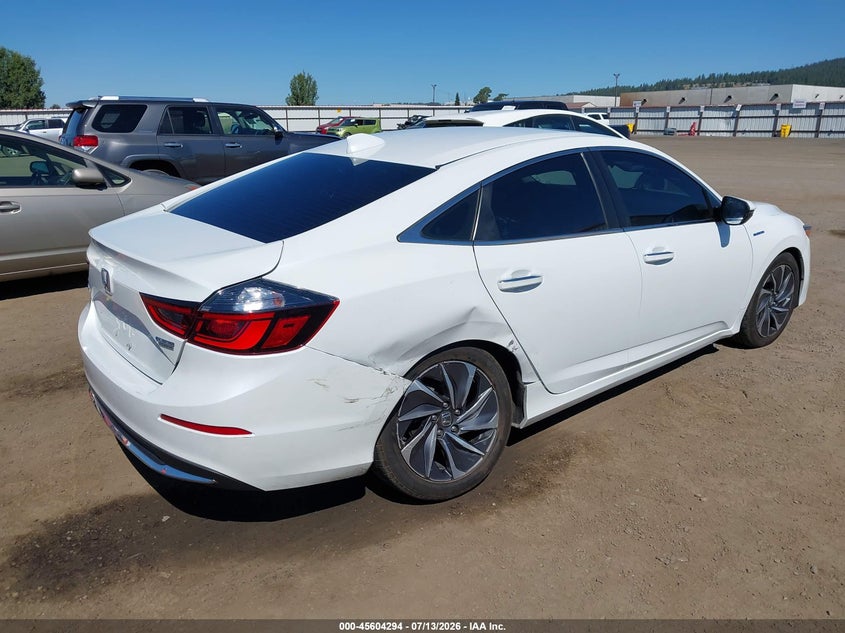 2022 Honda Insight VIN 19XZE4F96NE007586 IAAI salvage auction — RIGHT REAR, Wait Title, sold $7,200 on 2026-08-11 (photo 4)