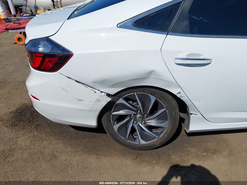 2022 Honda Insight VIN 19XZE4F96NE007586 IAAI salvage auction — RIGHT REAR, Wait Title, sold $7,200 on 2026-08-11 (photo 6)