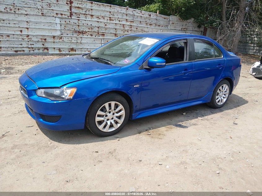2015 Mitsubishi Lancer VIN JA32U2FU1FU019045 IAAI salvage auction — WATER/FLOOD, Salvage Title, sold $350 on 2026-07-26 (photo 2)