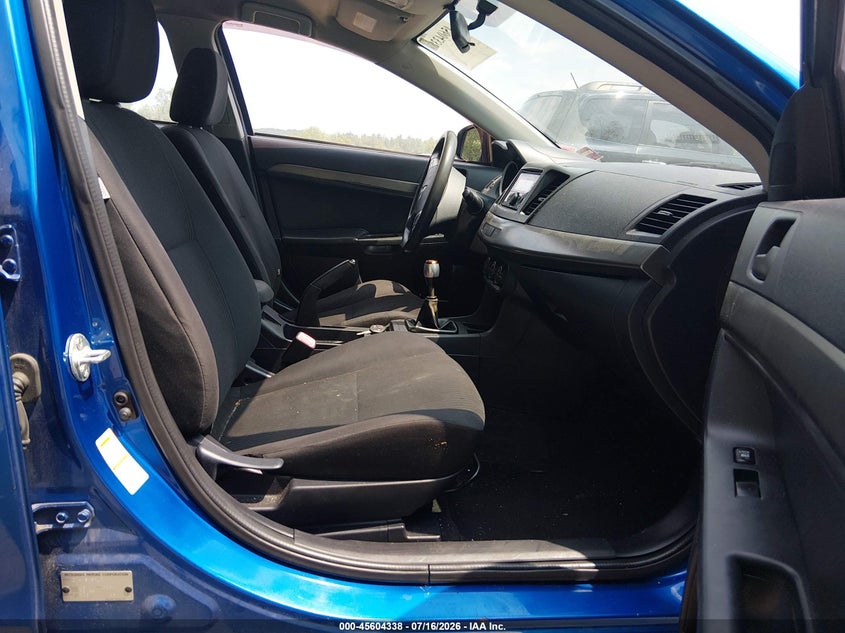 2015 Mitsubishi Lancer VIN JA32U2FU1FU019045 IAAI salvage auction — WATER/FLOOD, Salvage Title, sold $350 on 2026-07-26 (photo 5)