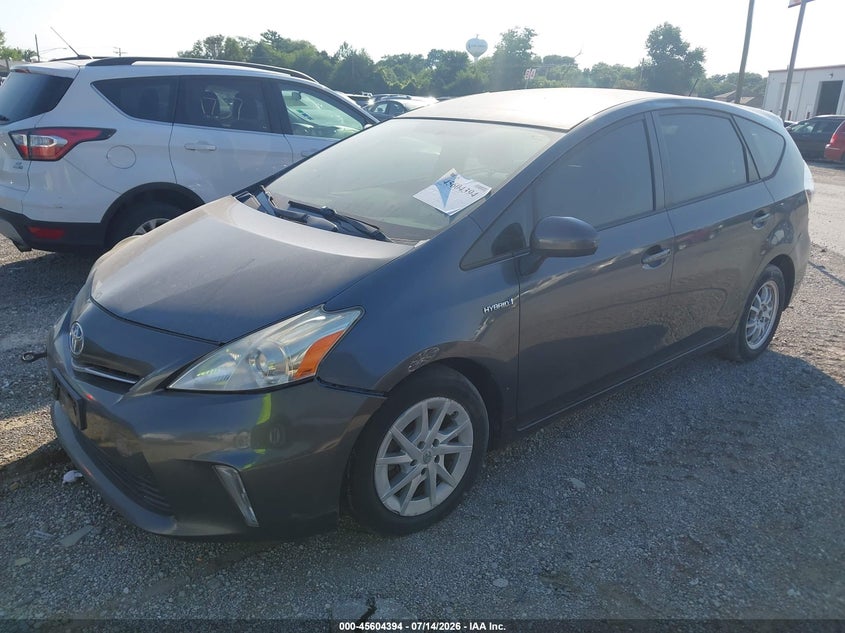2014 Toyota Prius v VIN JTDZN3EU7E3342329 IAAI salvage auction — NORMAL WEAR, Clear (Illinois), sold $525 on 2026-07-28 (photo 2)