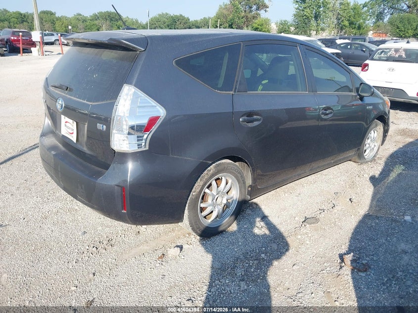 2014 Toyota Prius v VIN JTDZN3EU7E3342329 IAAI salvage auction — NORMAL WEAR, Clear (Illinois), sold $525 on 2026-07-28 (photo 4)