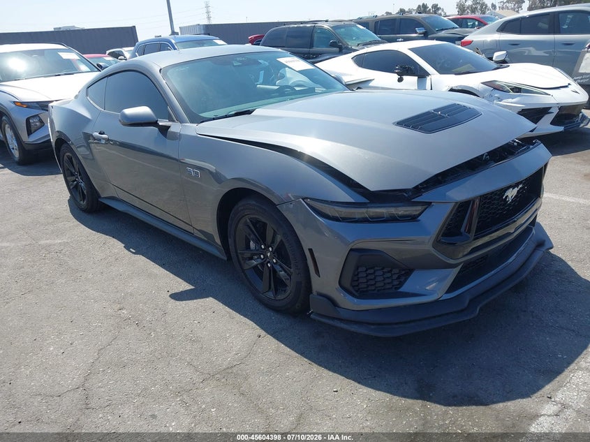 2026 Ford Mustang VIN 1FA6P8CFXT5400763 IAAI salvage auction — FRONT END, Salvage (California), sold $21,600 on 2026-07-30 (photo 1)