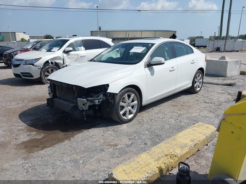 2016 Volvo S60 VIN YV126MFKXG2411664 IAAI salvage auction — FRONT END, Rebuildable (Florida), sold $2,850 on 2026-08-11 (photo 2)