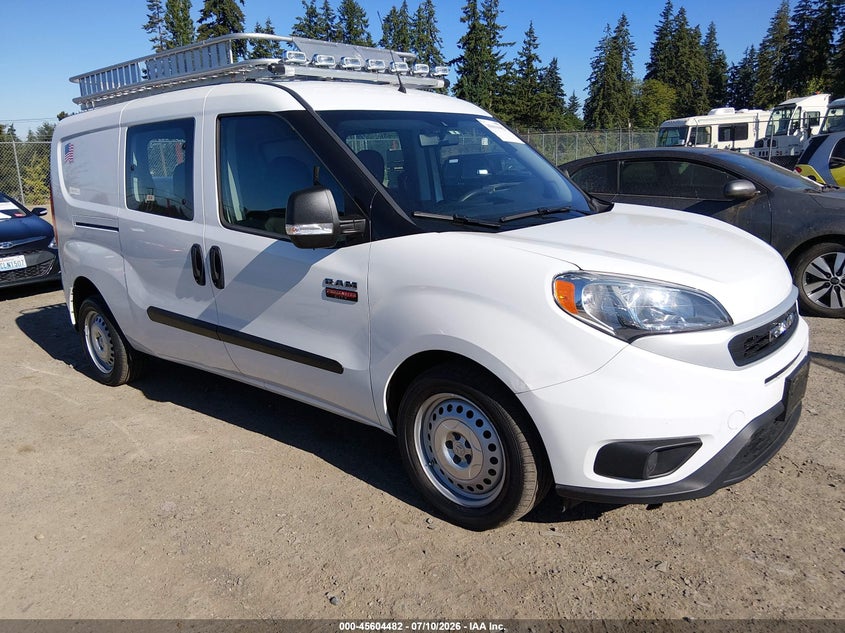 2022 Ram Promaster city VIN ZFBHRFAB8N6W50505 IAAI salvage auction — SIDE, Rebuilt (Washington), sold $7,700 on 2026-07-29 (photo 1)