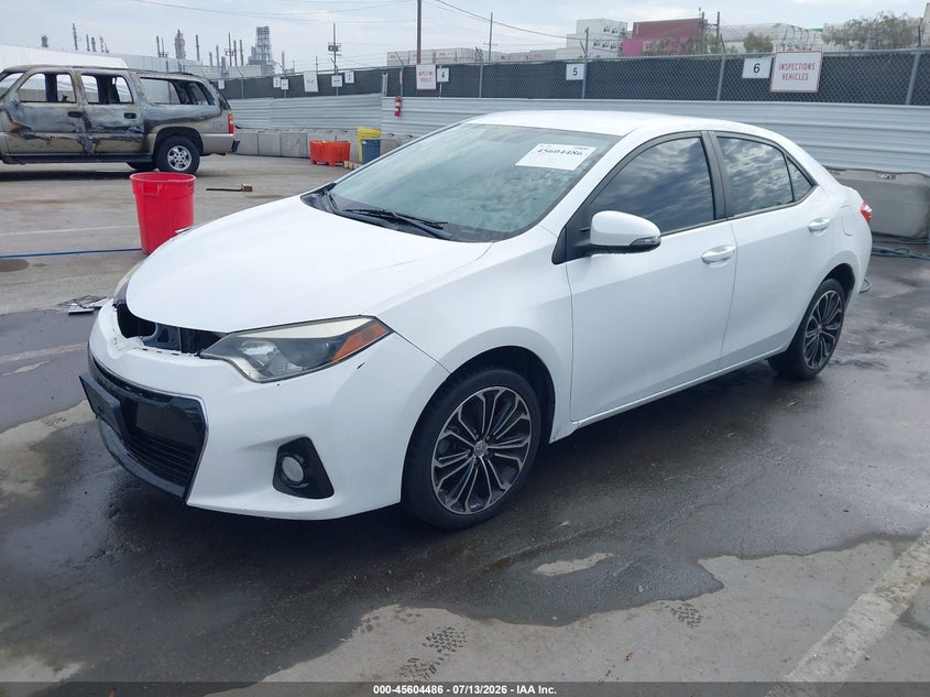 2016 Toyota Corolla VIN 5YFBURHE5GP392216 IAAI salvage auction — RIGHT SIDE, Salvage (California), sold $325 on 2026-07-22 (photo 2)