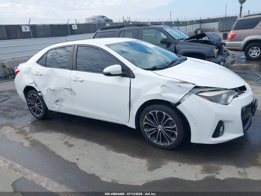 2016 Toyota Corolla VIN 5YFBURHE5GP392216 IAAI salvage auction — RIGHT SIDE, Salvage (California), sold $325 on 2026-07-22 (photo 6)