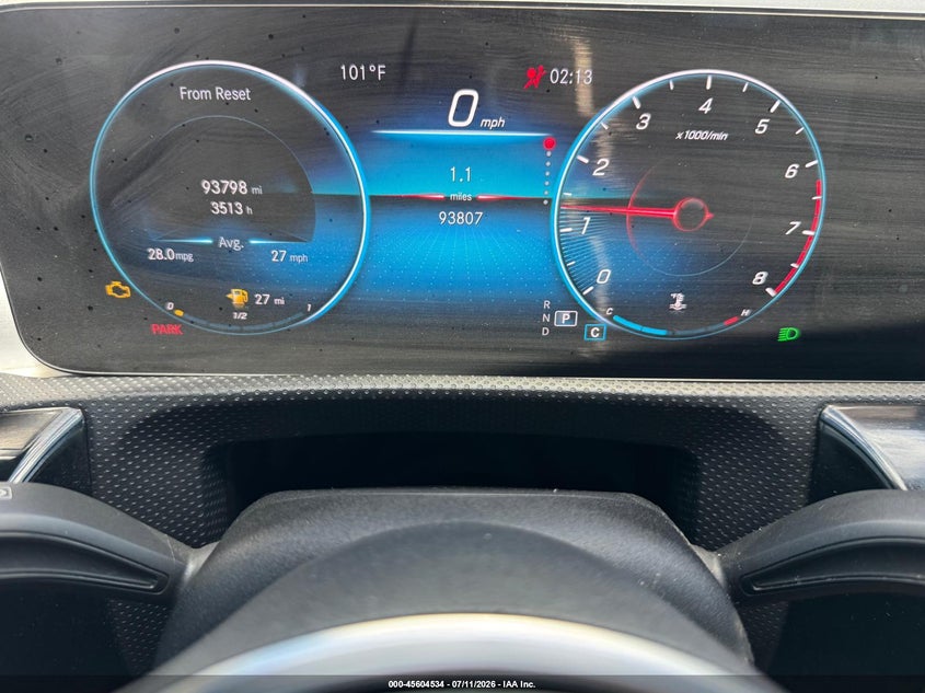 2021 Mercedes-benz A-klasse VIN W1K3G4FB9MJ267992 IAAI salvage auction — UNKNOWN, Salvage Title, sold $5,325 on 2026-07-29 (photo 7)