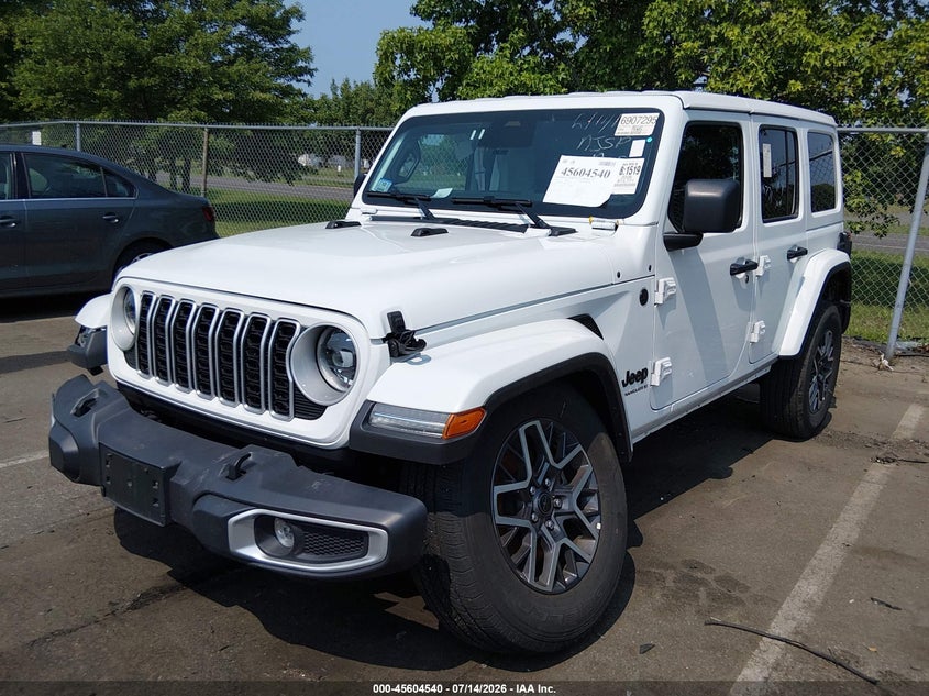 2026 Jeep Wrangler / VIN 1C4PJXEN1TW196718 IAAI salvage auction — UNDERCARRIAGE, Enterprise Vehicles Clear Only (Massachusetts), sold $17,250 on 2026-07-31 (photo 2)