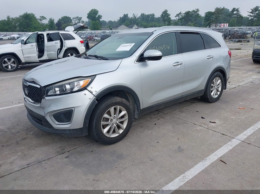 2016 Kia Sorento VIN 5XYPG4A3XGG024384 IAAI salvage auction — FRONT END, Clear (Indiana), sold $1,700 on 2026-07-31 (photo 2)