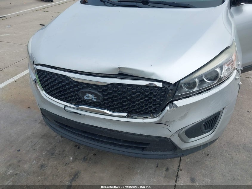2016 Kia Sorento VIN 5XYPG4A3XGG024384 IAAI salvage auction — FRONT END, Clear (Indiana), sold $1,700 on 2026-07-31 (photo 6)