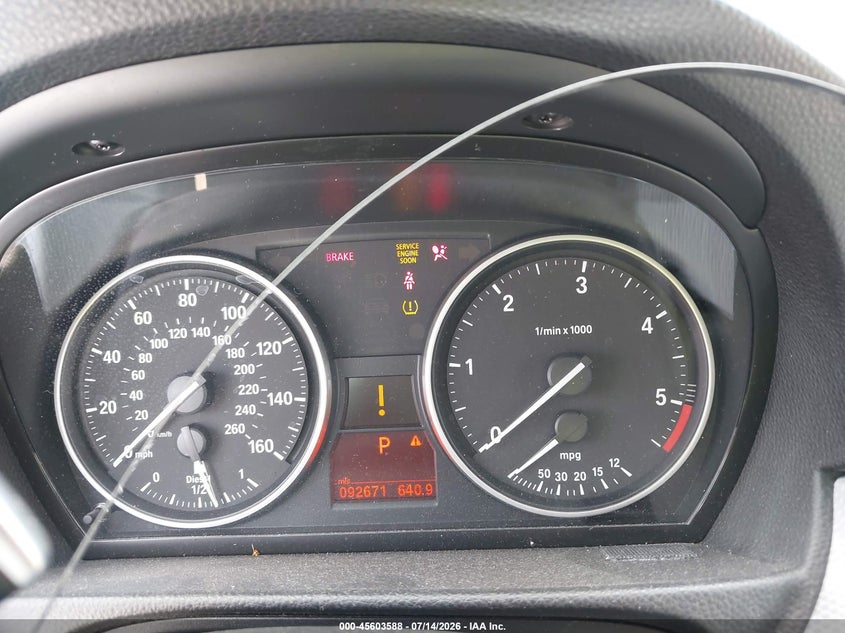 2011 BMW 3 series VIN WBAPN7C57BA781707 IAAI salvage auction — FRONT END, Rebuildable (Florida), sold $1,050 on 2026-07-29 (photo 7)
