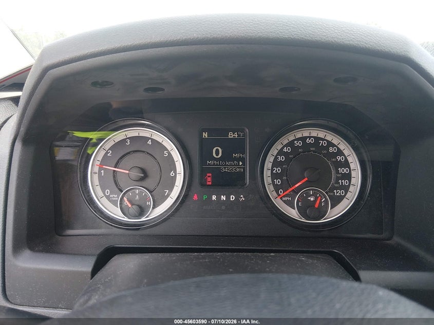2016 Ram 1500 VIN 3C6JR7DT2GG320490 IAAI salvage auction — REAR END, Sf97 (New York), sold $1,050 on 2026-08-20 (photo 7)