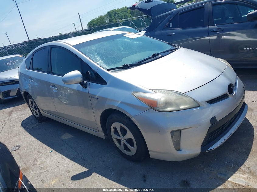 2012 Toyota Prius VIN JTDKN3DU8C0333964 IAAI salvage auction — NORMAL WEAR, Original (Ohio), sold $1,100 on 2026-07-28 (photo 1)