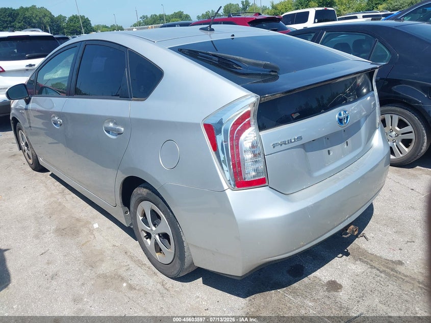 2012 Toyota Prius VIN JTDKN3DU8C0333964 IAAI salvage auction — NORMAL WEAR, Original (Ohio), sold $1,100 on 2026-07-28 (photo 3)