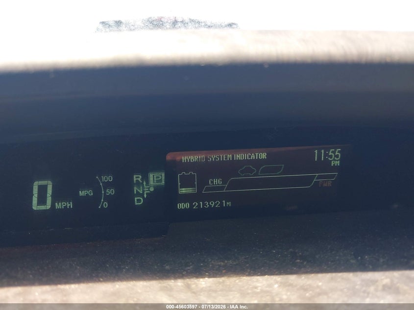 2012 Toyota Prius VIN JTDKN3DU8C0333964 IAAI salvage auction — NORMAL WEAR, Original (Ohio), sold $1,100 on 2026-07-28 (photo 7)