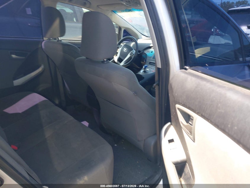 2012 Toyota Prius VIN JTDKN3DU8C0333964 IAAI salvage auction — NORMAL WEAR, Original (Ohio), sold $1,100 on 2026-07-28 (photo 8)