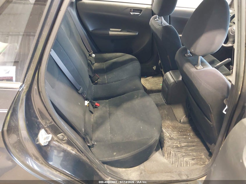 2008 Subaru Impreza VIN JF1GE61688H503820 IAAI salvage auction — NORMAL WEAR, Clear (Wyoming), sold $125 on 2026-07-29 (photo 8)